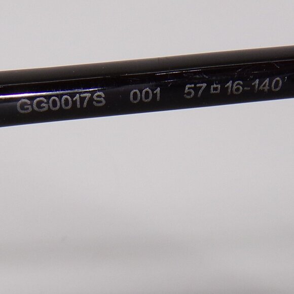 Gucci Polarized Sunglasses GG0017S 001 Black and Gray. Great Condition. No Case - Picture 12 of 12